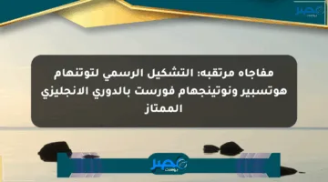 مفاجأة مرتقبة: التشكيل الرسمي لتوتنهام هوتسبير ونوتينجهام فورست بالدوري الإنجليزي الممتاز